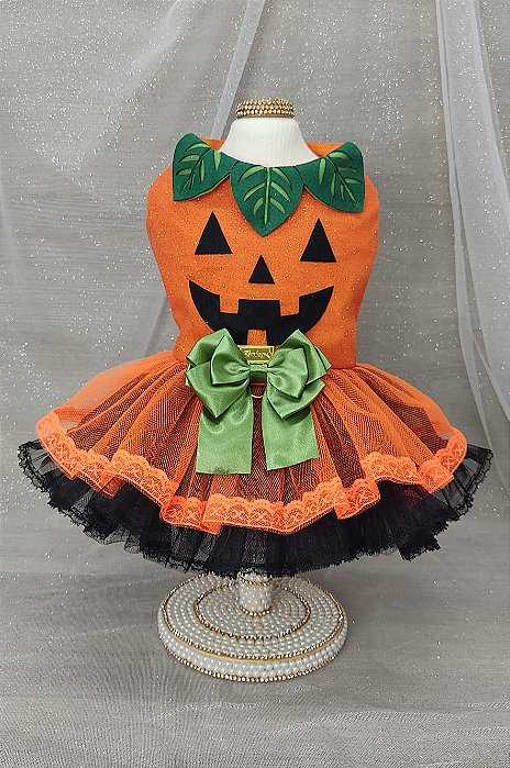 Vestido Abóbora Halloween