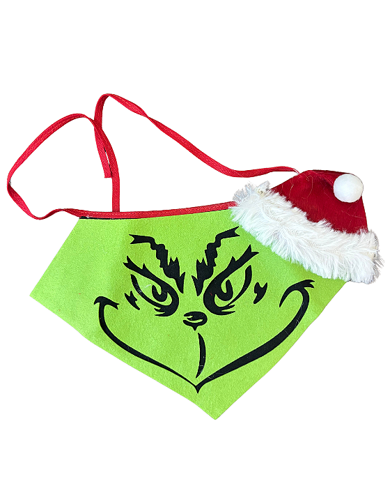 Bandana Grinch para pet