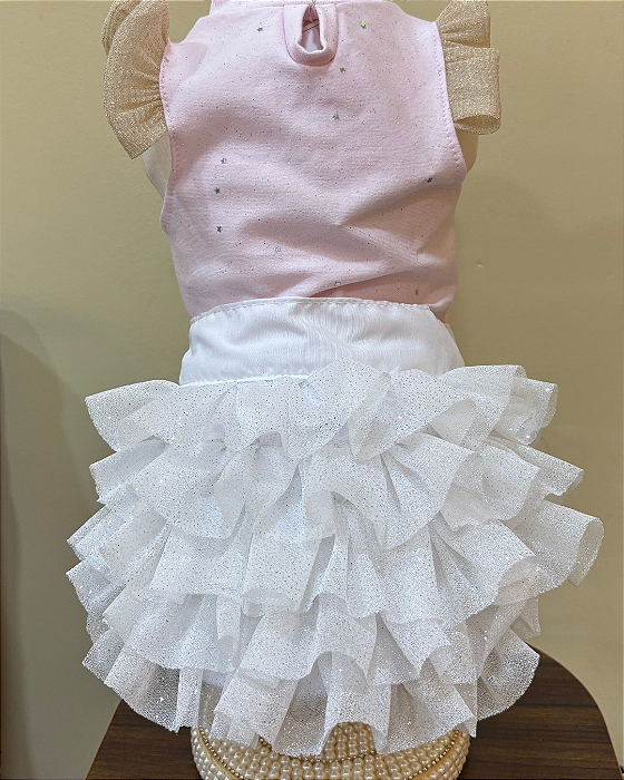 Saia Tule Brilho para pet