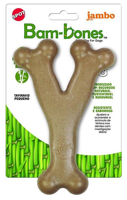 Mordedor Wishbone Bacon Pequeno para Cães