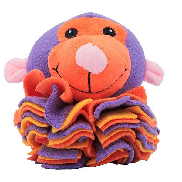 Pelúcia de Feltro Interativo Macaco para Cães