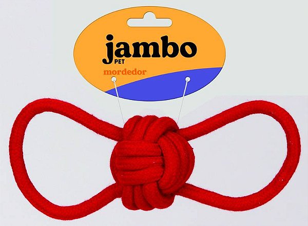 Mordedor de Corda com Bola Rings para Cães