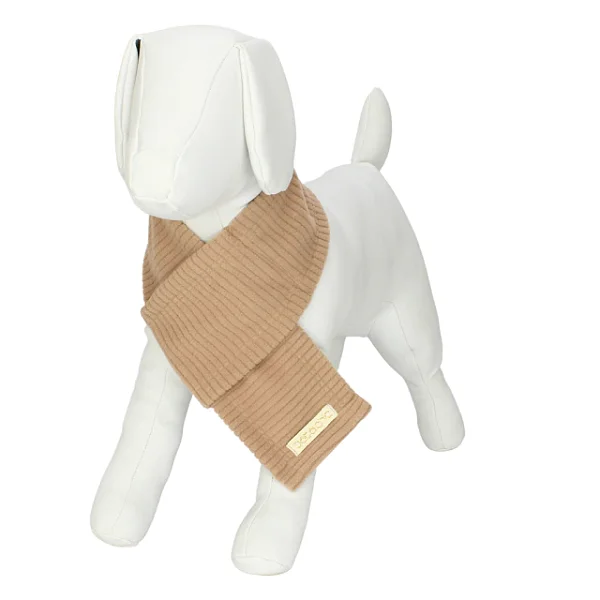 Cachecol para Pet Bege Macio e Quentinho