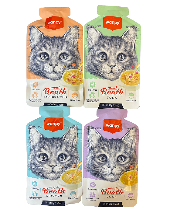 Petisco Creamy Wanpy Gatos - Vários Sabores