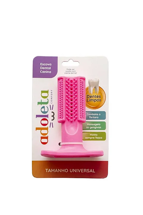 Escova Dental Play Adoleta para Cães