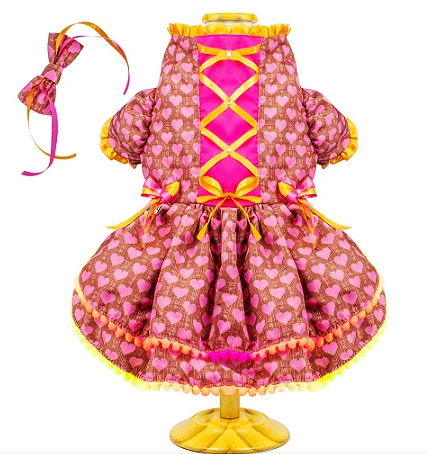 Vestido Junino Mascote com Laço para Pet