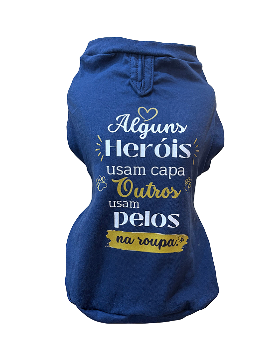 Camiseta Pet, Pai com Pelos