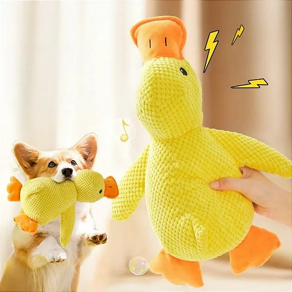 Pelucia Pato com som iterativo para Pets