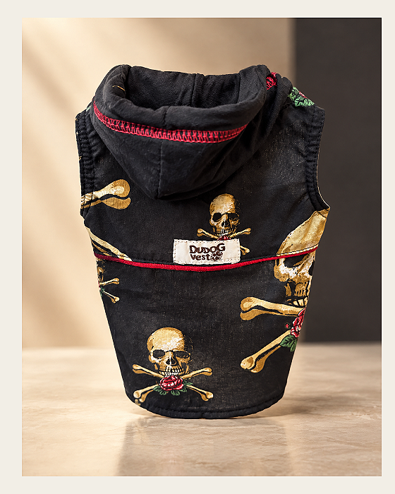 Camiseta Caverinha para Cães Halloween Rock