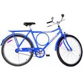 Bicicleta Aro 26 Monark Barra Circular Freio Varão AZUL