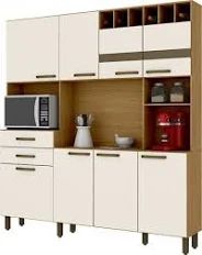 Kit Cozinha Compacta b121  Nature/ Off White