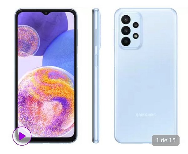 CEL. SAMS. A23 128GB AZUL ZF