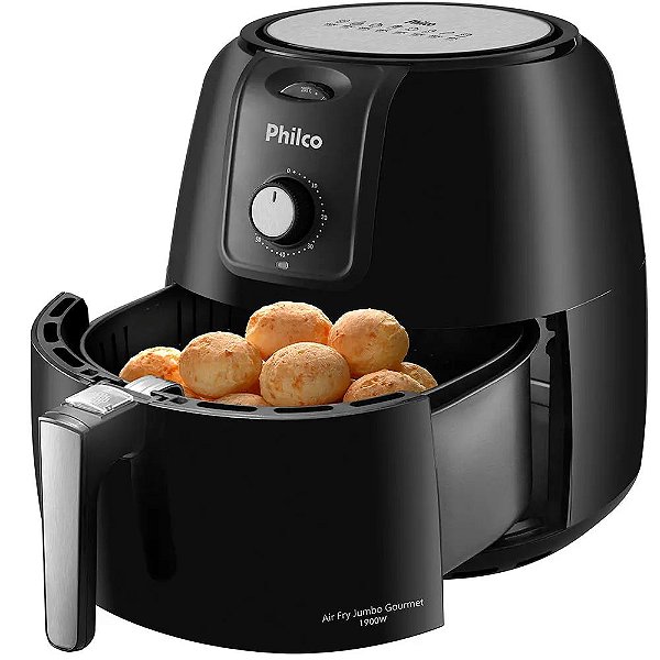 FRITADEIRA AIR FRYER PHILCO 8L 1900W PFR13 53801052 PRETO 110 VOLTS