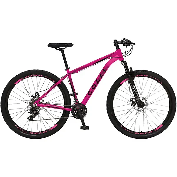 BIC. COLLI ATALANTA ALUMINIO A.29 F.DISCO KIT SHIMANO 21M 531.19 ROSA
