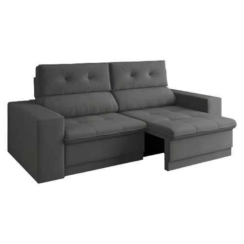 ESTOFADO ORTONORTE VERONA 2,00M RETR. E RECL. PRD05021 CASTOR