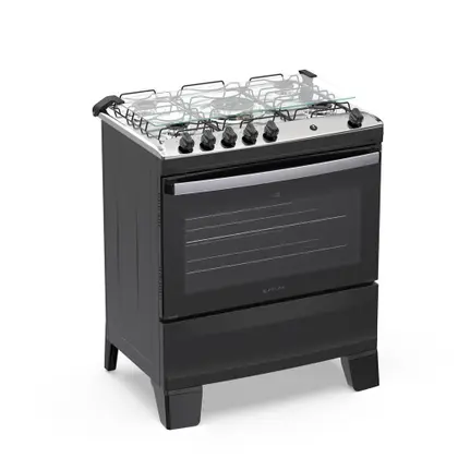 FOGAO 5B ATLAS AGILE UP C/ACENDIMENTO 300002041 PRETO BIVOLT