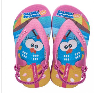 Chinelo infantil galinha pintadinha baby
