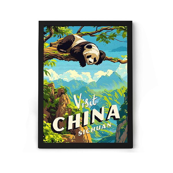 Quadro De Viagem da China Decorativo