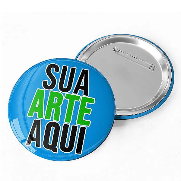 Bottons Personalizados Em Metal Com Alfinete - Brindes Personalizados