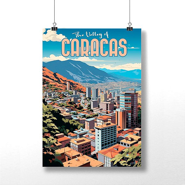 Placa Decorativa Da Venezuela Poster Retro
