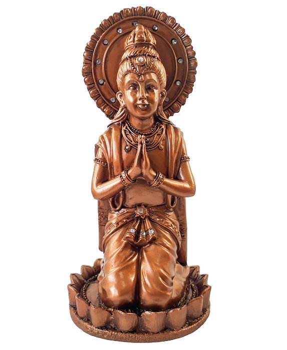 Estatueta Krishna Dourado