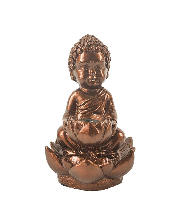 Incensário Cascata Buda na Flor de Lótus