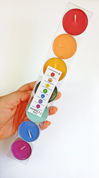 Kit Velas dos 7 Chakras