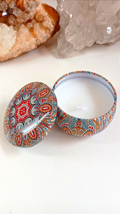 Vela Aromática na Lata - Mandala