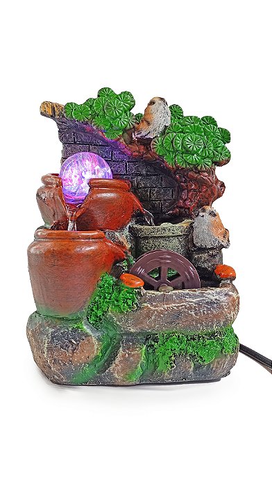 Fonte de Água Decoração Passarinho