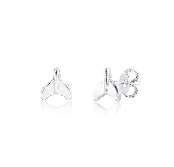 Brinco Rabo de Sereia na Prata 925