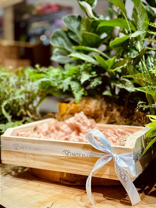 Caixa Madeira Rústica Grande