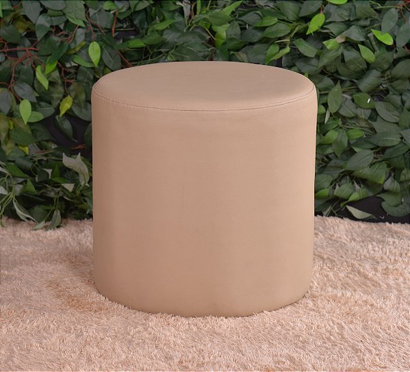 5008 Pufe redondo bege