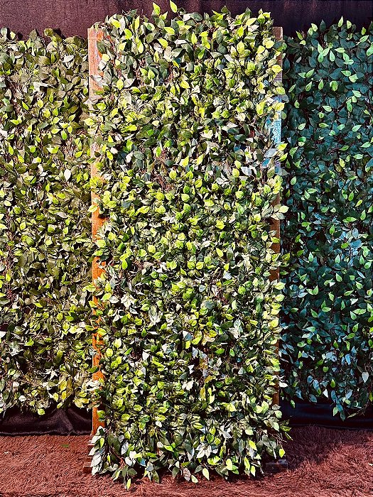 4920 Placa folhagem verde para muro inglês