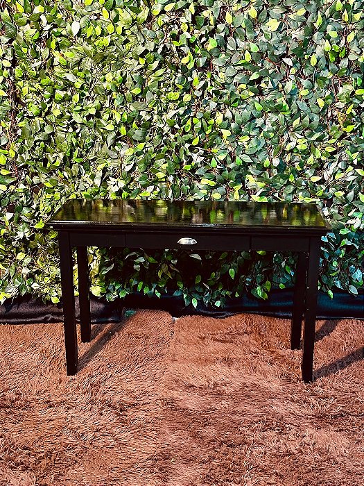 6143 aparador preto com gaveta