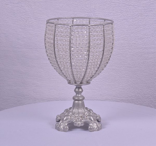 4821 vaso cristal pedras baixo