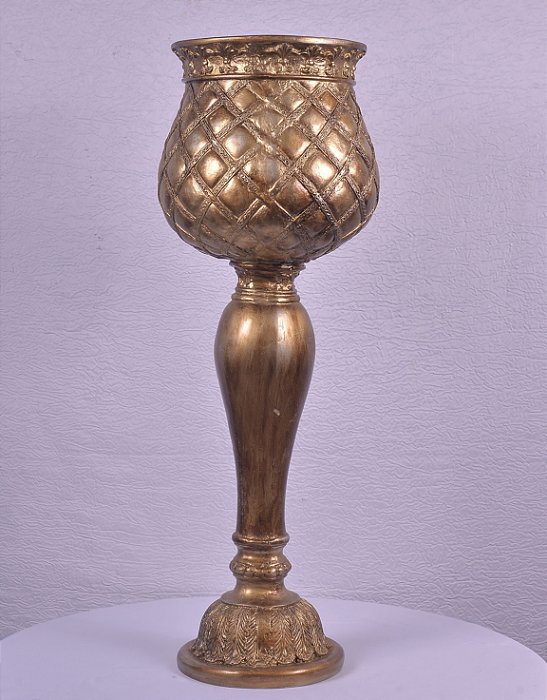 4824 vaso centro de mesa clássico dourado