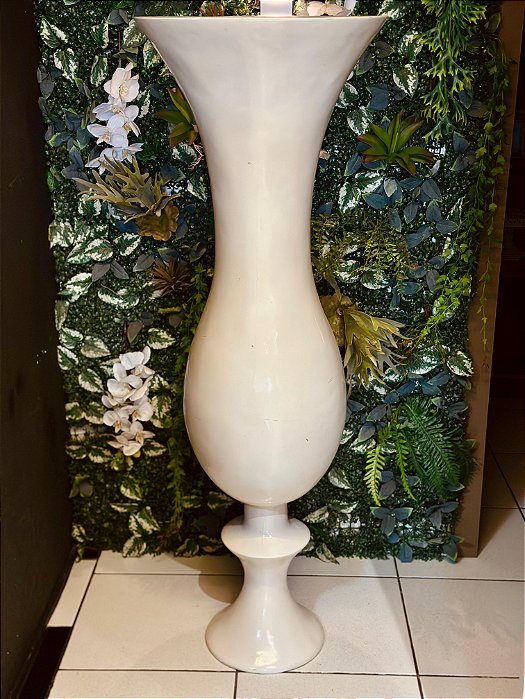 6125 vaso alto moderno taça branco