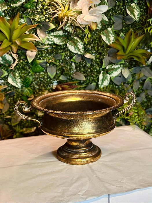 6105 vaso dourado metal g