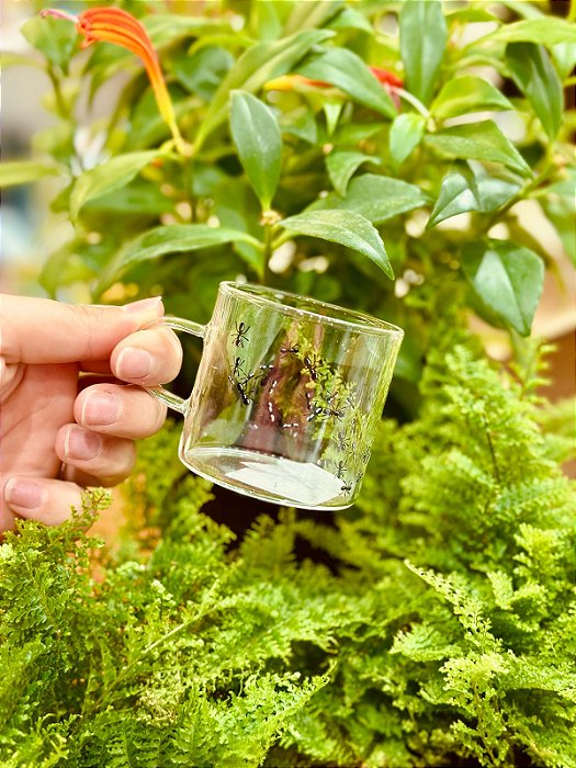 Mini xícara vidro (un)