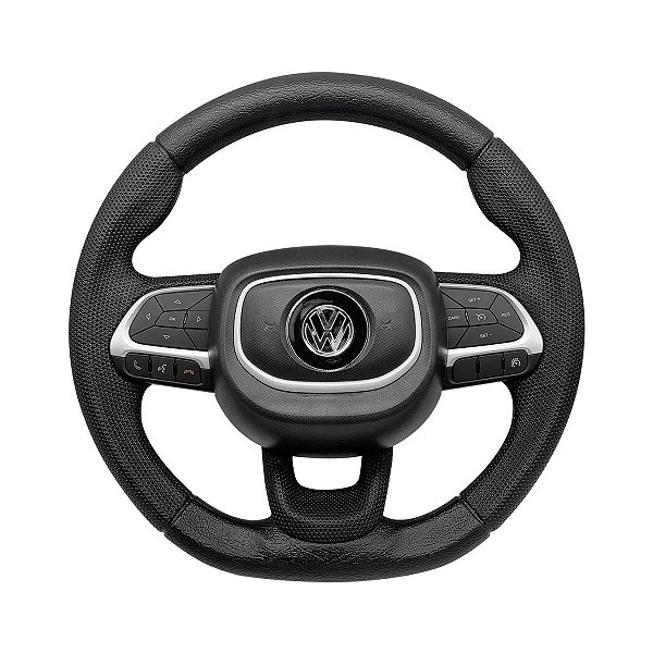 Kit Volante T-cross Prata Multifuncional + Cubo 123