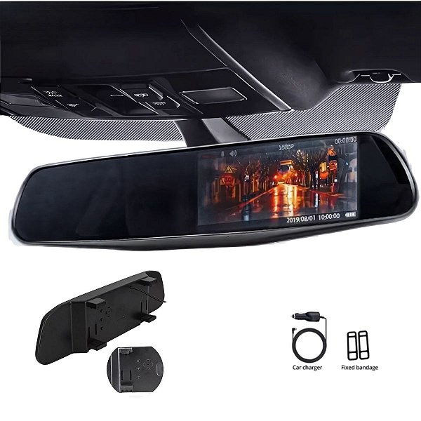 Retrovisor Lcd Para Camera De Ré Aiker