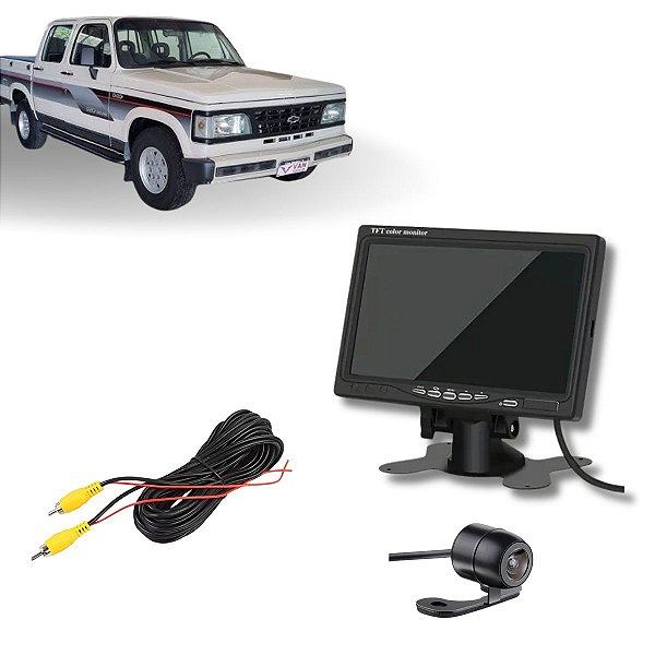 Monitor Lcd 4.3" CÂmera Estacionamento Cabo 6 Metros