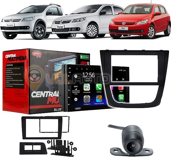 Conjunto Multimidia Bluetooth Volkswagen Gol G5 2012 Até 2016