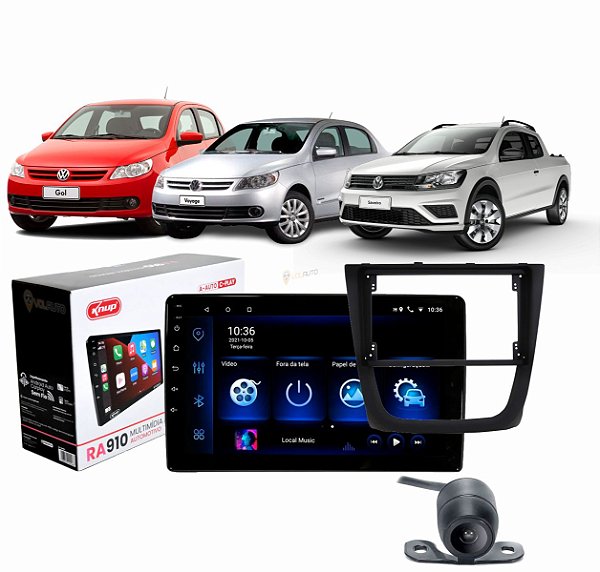 Conjunto Multimidia 2 Din Vw Gol G5 Saveiro Voyage