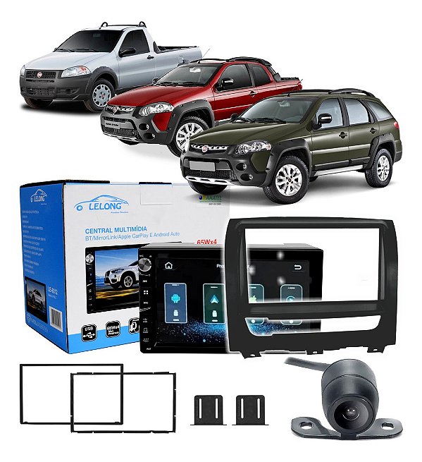 Rádio Som Multimidia  Fiat Strada Weekend 2016 2017 2018 2019