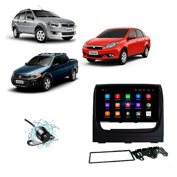 Kit Multimidia Smart Strada Siena Palio 2012 Até 2016