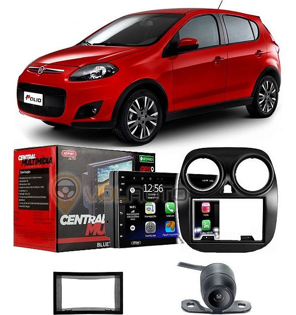 Conjunto Multimidia Android Palio Attractive 2012 Até 2018