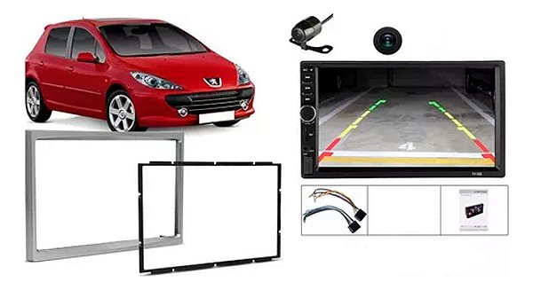 Tela Central Multimidia 2din Peugeot 307 2001 Até 2012