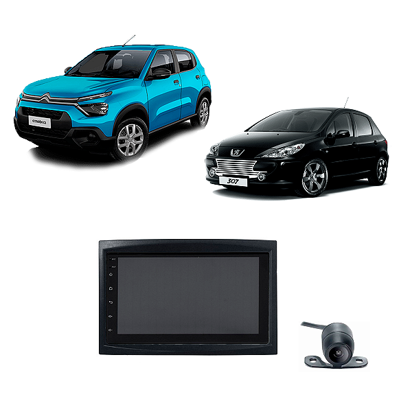 Central Smartmidia Citroen C3 Peugeot 307 2003 Até 2012