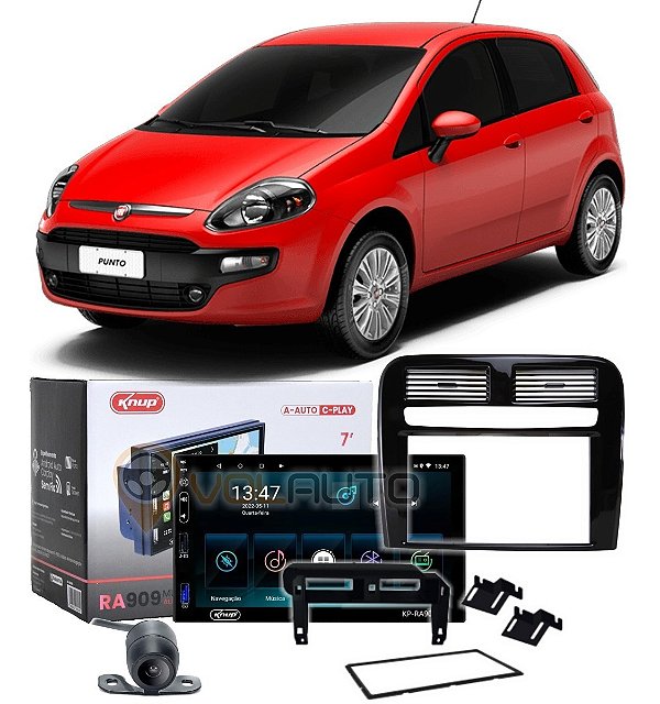 Central Multimidia Fiat Punto 2008 Até 2012